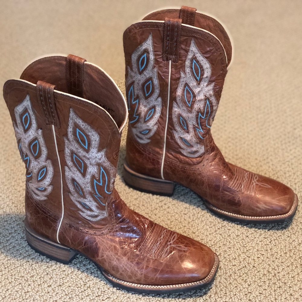 Ariat Men's Leather Nighthawk Western Boots - 13